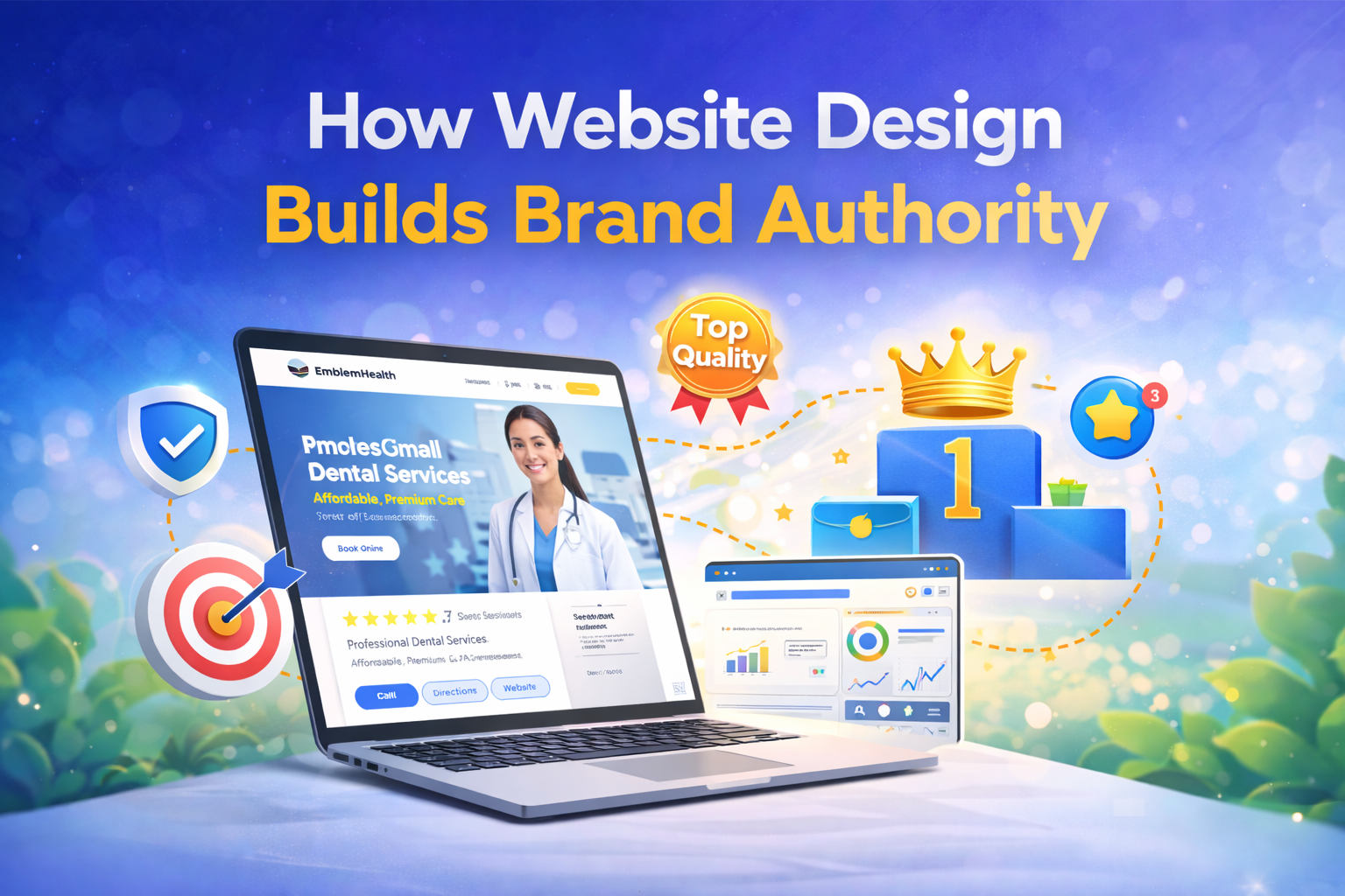 How Website Design Builds Brand Authority